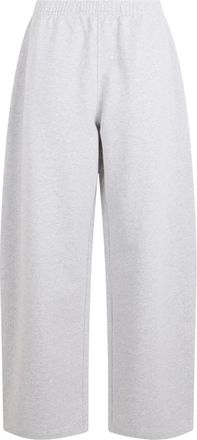 Alexander Wang Broeken, Dames, Grijs, S, Katoen, Heathered Track Pants
