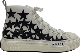 Amiri Stars Court hoge sneakers in wit canvas