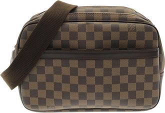 Louis Vuitton Ebene Coated Canvas Shoulder Bag (Pre-Owned)