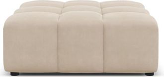 CXL by Christian Lacroix Puf de terciopelo beige claro