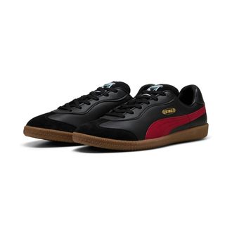 Puma Sneaker PUMA KING 21 IT, Gr. 42,5, schwarz (puma schwarz, schwarz crimson), Synthetik, Schuhe Sneaker