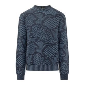 Etro Heren, Truien, Blauw, Maat: 2XL