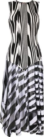 Missoni abstract-print sleeveless bodysuit - women - Viscose - 40 - Black