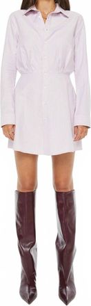 Mother Dinner Reservation Mini Dress In Julienne Cut