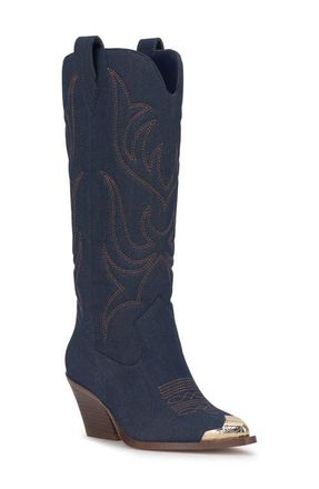 Jessica Simpson Zuliena Western Boot in Indigo at Nordstrom, Size 9.5