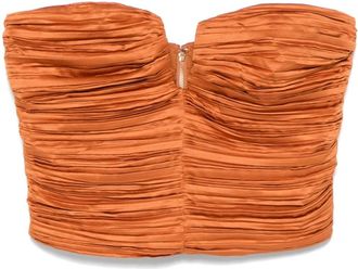 Cult Gaia Maria top - women - Polyester/Polyester - 8 - Orange