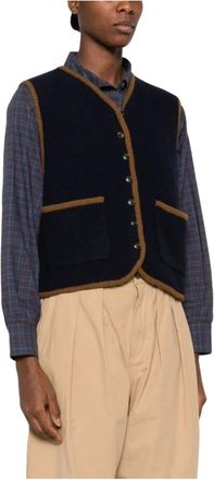 Moismont Angele Gilet No. 232 - Knitwear - Mujer - Azul - S