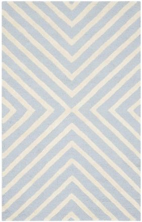 Safavieh Alfombra lana blu/neutrale 122 x 183 cm