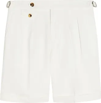 Brunello Cucinelli Bermuda Cotton and Linen-blend Shorts - Off White - 52 (IT52 / XL)