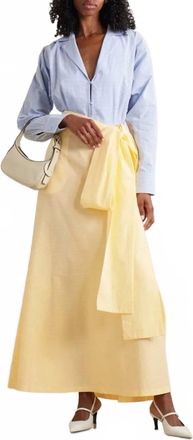 Bernadette Striped Seersucker Maxi Dress In Multi