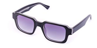 Saraghina ARON 115SLA Mens Sunglasses Black Size 51