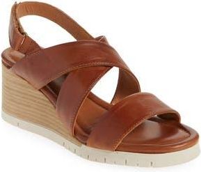 Miz Mooz Morgana Wedge Sandal in Brandy at Nordstrom Rack, Size 9.5-10Us / 41Eu