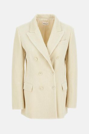 Parosh White Double-breasted Blazer