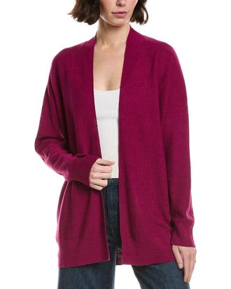 Eileen Fisher Long Linen-Blend Cardigan