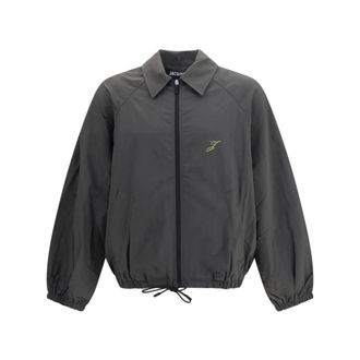 Jacquemus Heren, Jassen, Grijs, Maat: XL Polyamide