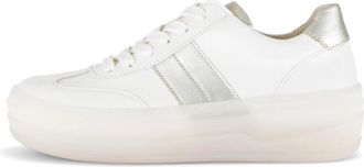 Gabor 83.350.20 Sneaker - Dames - Sneakers - Wit - 39 EU - Leer - Schoenen