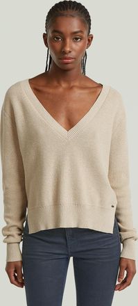 G-Star Boxy V-Neck Trui - Meerkleurig - Dames