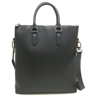 Louis Vuitton Navy Blue Taiga Leather Tote Bag (Pre-Owned)