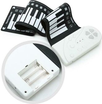 Trade Shop Trade Shop - Keyboard Pianela Piano Electr&oacute;nico Musical Plegable 49 Llaves Q-gq001