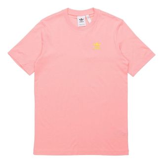 adidas originals Front Back Tee Sports Short Sleeve Pink FM3349