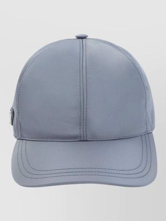 Prada logo tech fabric baseball hat curved brim