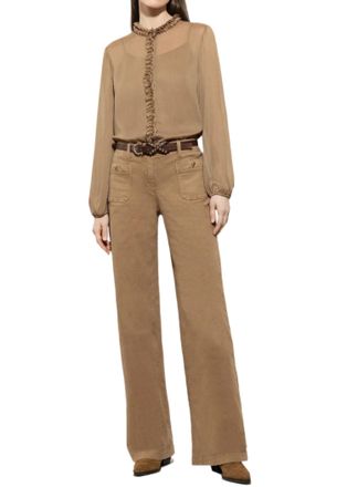 Luisa Cerano Authentic Wide-Leg Denim Pants In Hanf