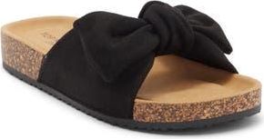 Top Moda Cory Slide Sandal in Black Denim at Nordstrom Rack, Size 5.5