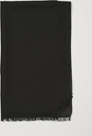 Emporio Armani Stola Emporio Armani in misto cotone con Eagle jacquard