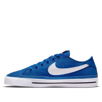 Nike Court Legacy Canvas Sneakers Blue White CW6539-400