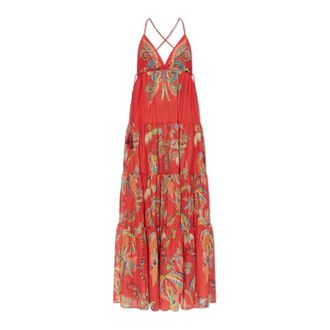 Etro Dames, Jurken, Rood, Maat: 2XS