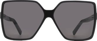 Saint Laurent Grey Oversized Ladies Sunglasses SL 232 BETTY 001 63