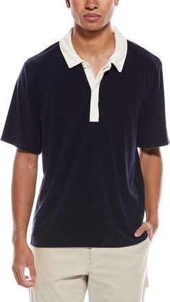 Onia Oversized Towel Terry Polo Shirt