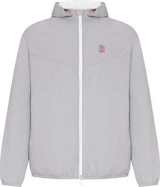 Brunello Cucinelli Technical Fabric Jacket With Hood