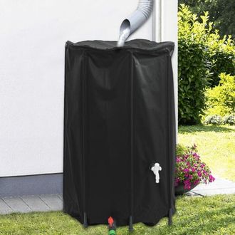 vidaXL Dep&oacute;sito De Agua Plegable Con Grifo Pvc 500 L Vidaxl
