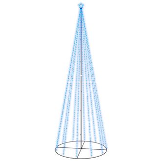 vidaXL &Aacute;rbol De Navidad C&oacute;nico 732 Leds Azul 160x500 Cm Vidaxl