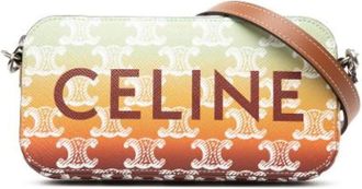 Celine Pre-owned Cross Body Bags, female, Multicolor, Size: ONE SIZE Pre-owned Vintage Canvas Crossbody Bag