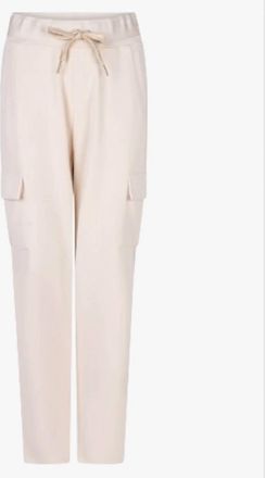 Esqualo Womens Cargo Modal Trousers In Sand