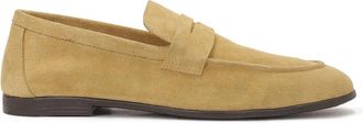 Kazar Heren su&egrave;de loafers met riem - Heren - Loafers - Beige - 42 EU - Su&egrave;de - Schoenen