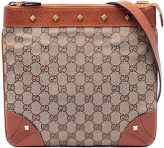 Gucci Pre-owned Gucci GG Canvas Nailhead Crossbody Ladies VTF4LQB9RD2GTIB9