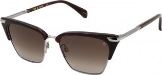 Rag & Bone Womens RNB1053-S-086 RNB1053 53 S 86 Sunglasses - Charcoal - One Size