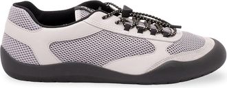 Prada Speedrock Leather And Mesh Sneakers