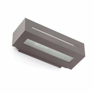 Netlighting West 1 Light Outdoor Wall Light Dark Grey IP54 E27