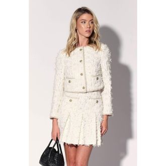 Walter Baker Roland Jacket in Heron Tweed at Nordstrom, Size X-Large