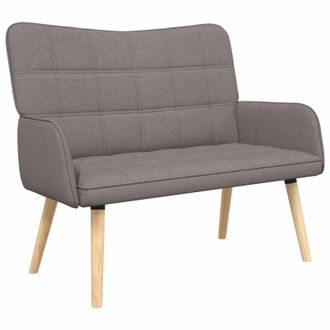 vidaXL Sof&aacute; De 2 Plazas Topo 115 X 61 X 87 Cm Tela Vidaxl