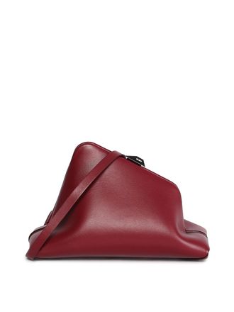 The Attico Day Off Small Clutch Burgundy