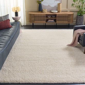 Safavieh Alfombra de polipropileno blanco, 236 x 305 cm
