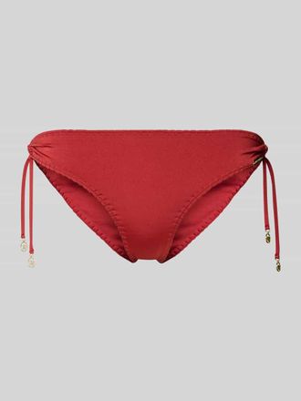 Watercult Bikinihose mit seitlicher Schn&uuml;rung in Dunkelrot, Gr&ouml;&szlig;e 36