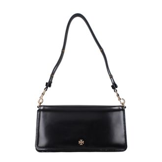 Tory Burch Tory Burch Emerson Damens Umh&auml;ngetasche Lack Schwarz