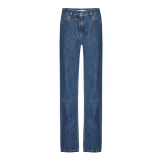 Valentino Straight Jeans, female, Blue, Size: W27 Straight Jeans