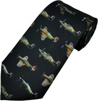 Studio Novelty Tie - Hawker Hurricane WWII Small Planes (TS-945)